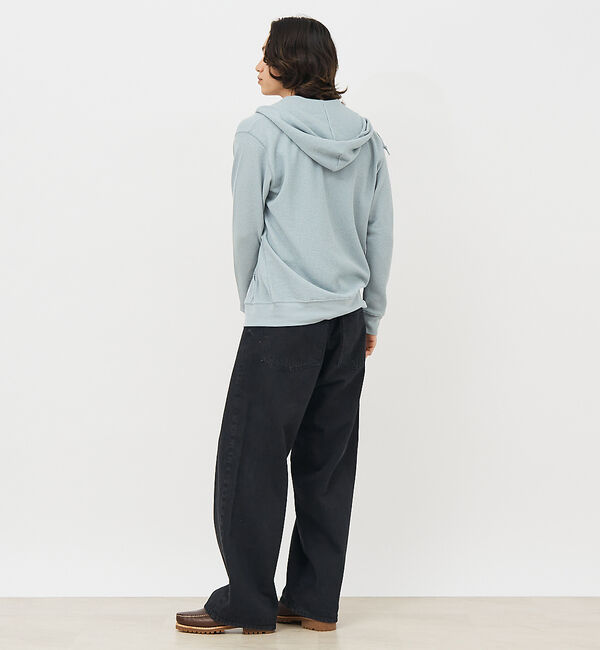 ABAHOUSE「【JEMORGAN /ジェーイーモーガン 】軽量ワッフルジップパーカー ダブルジ」|パーカー|