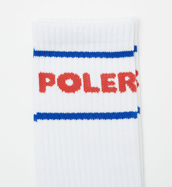 ABAHOUSE「【POLeR / ポーラー】ロゴ スケートソックス」|ソックス|