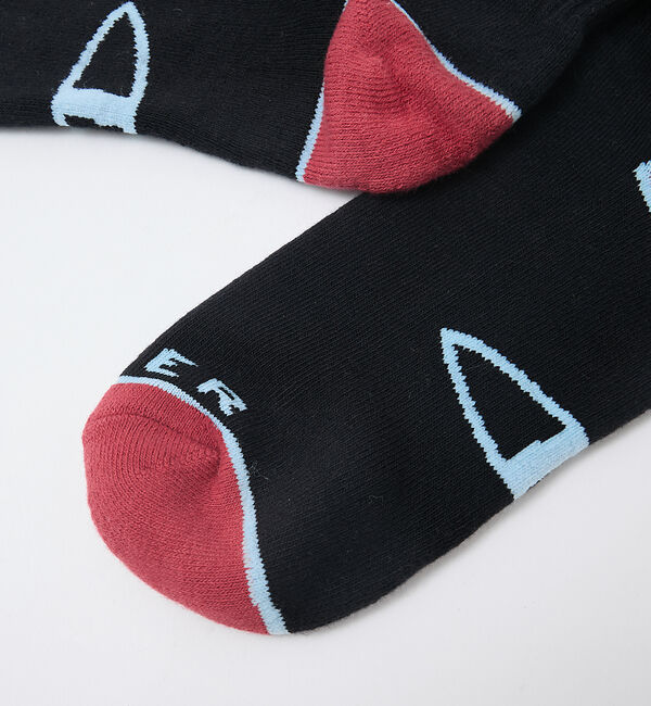 ABAHOUSE「【POLeR / ポーラー】ロゴ スケートソックス」|ソックス|