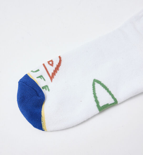 ABAHOUSE「【POLeR / ポーラー】ロゴ スケートソックス」|ソックス|