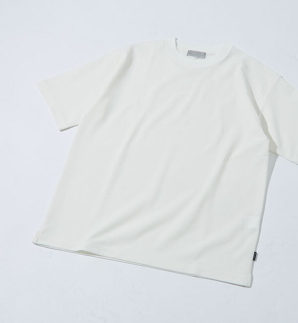 ABAHOUSE「【快適機能素材】ハイツイスト カノコ 半袖Tシャツ」|Tシャツ・カットソー|ホワイト