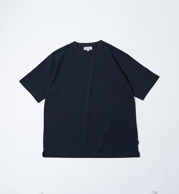 ABAHOUSE「【快適機能素材】ハイツイスト カノコ 半袖Tシャツ」|Tシャツ・カットソー|ブラック