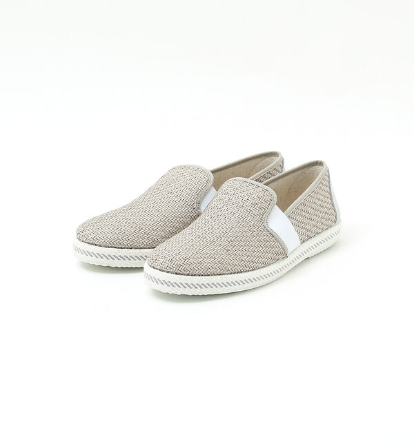 alfredoBANNISTER「【berevere別注】エラスティック サマースリッポン」|スニーカー|