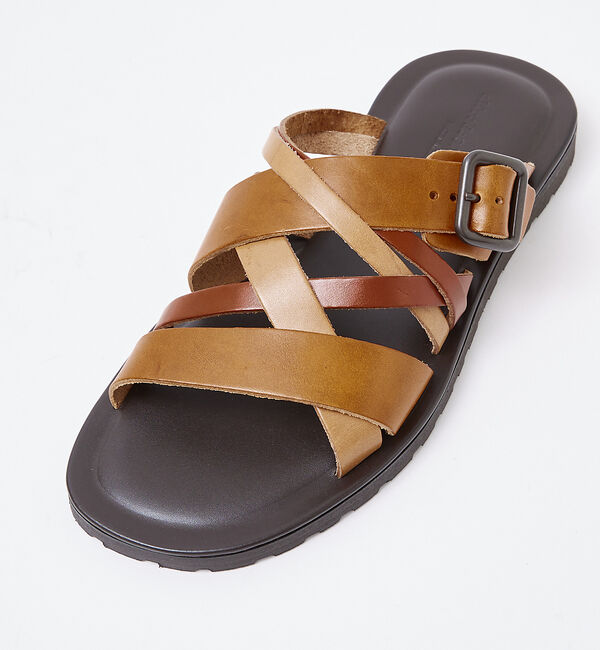 alfredoBANNISTER「マルチクロス レザーサンダル」|サンダル|