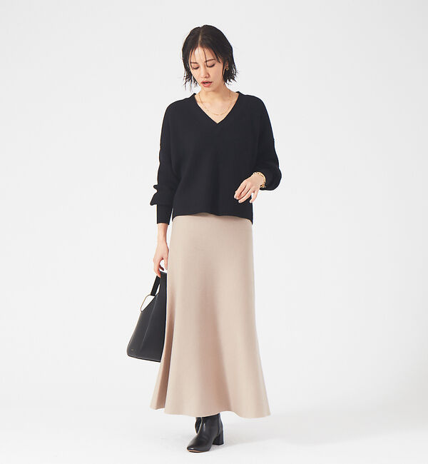Rouge vif「【セットアップ対応】フレアニットスカート」|スカート|