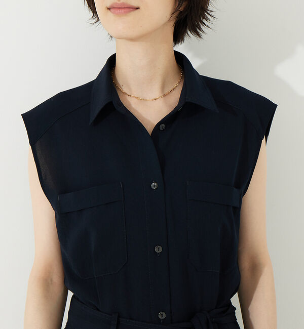 Rouge vif「シャツライクオールインワン」|オールインワン|