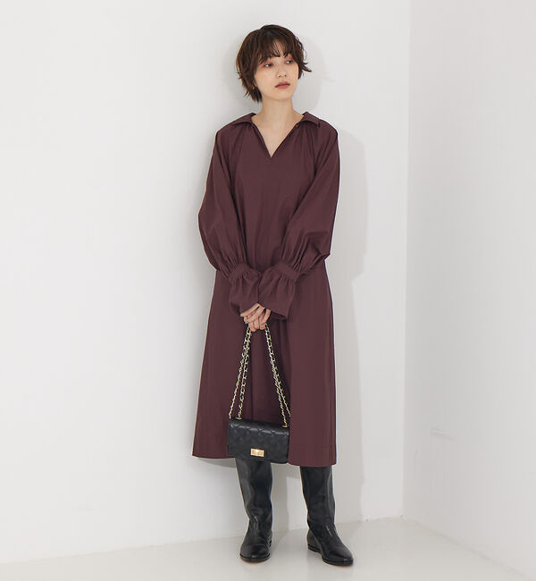 Rouge vif「2WAY襟タックワンピース」|ワンピース|