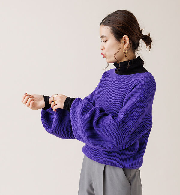 Rouge vif「畔フォルムニット」|ニット・セーター|パープル