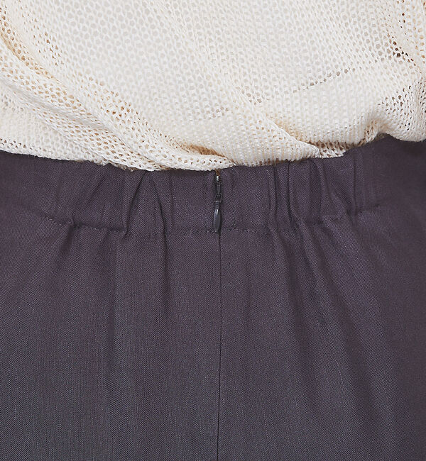 Rouge vif「レーヨンリネンフレアスカート」|スカート|