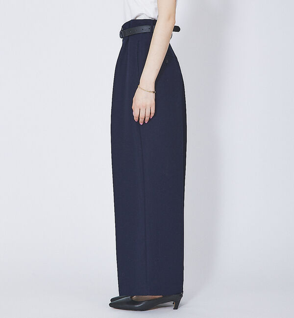 Rouge vif「ベルト付きノンタックワイドパンツ」|その他|