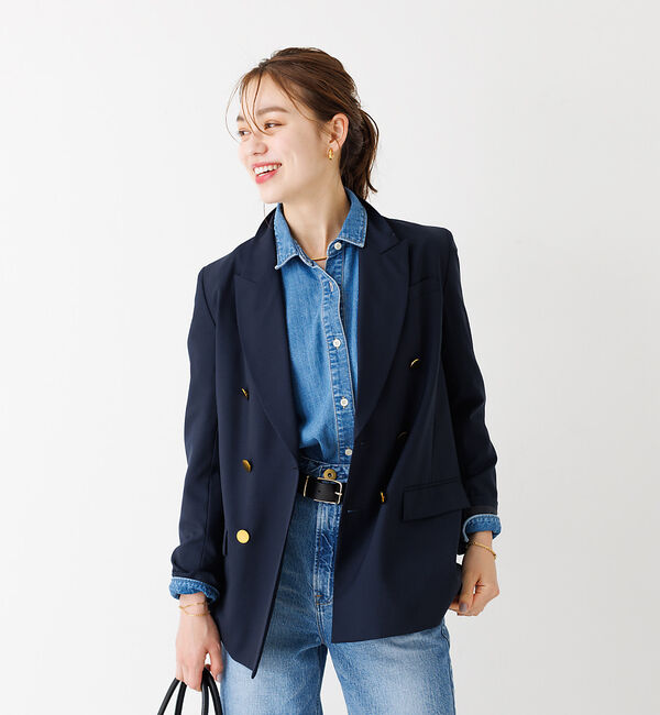 Rouge vif「【セットアップ対応】 ダブルジャケット」|テーラードジャケット|