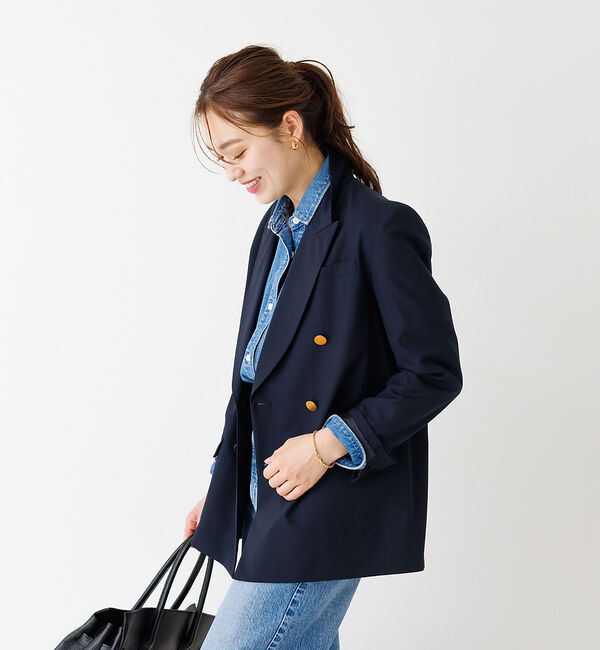 Rouge vif「【セットアップ対応】 ダブルジャケット」|テーラードジャケット|