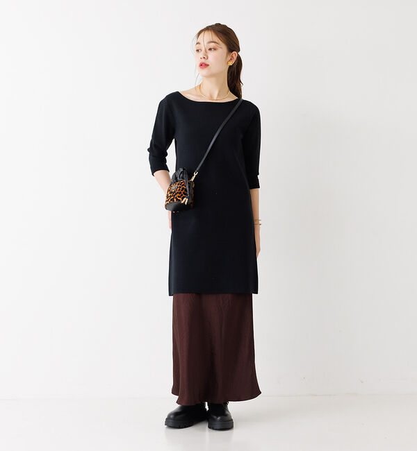 Rouge vif「ニットミニワンピース」|ワンピース|