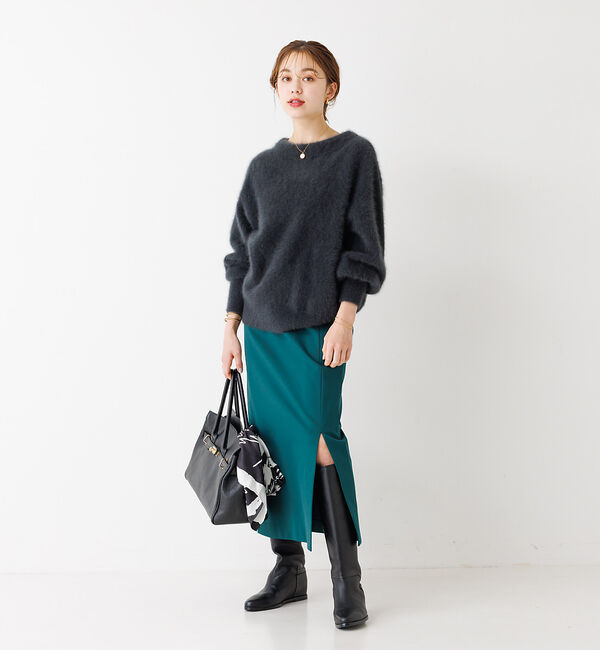 Rouge vif「ストレッチ タイトスリットスカート」|スカート|