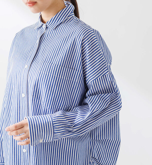 Rouge vif「コットンブロードタックフォルムシャツ」|シャツ・ブラウス|