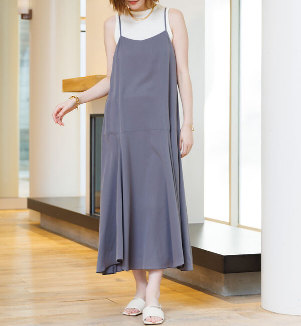 Rouge vif「キュプラキャミフレアワンピース」|ワンピース|