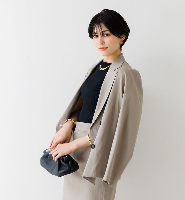 Rouge vif「麻混ライトダブルジャケット」|その他|