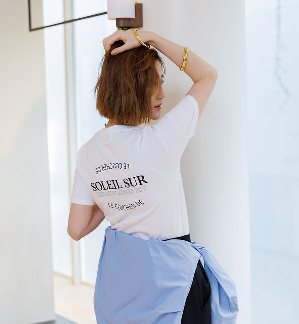 Rouge vif「ロゴコンパクトTシャツ」|Tシャツ・カットソー|