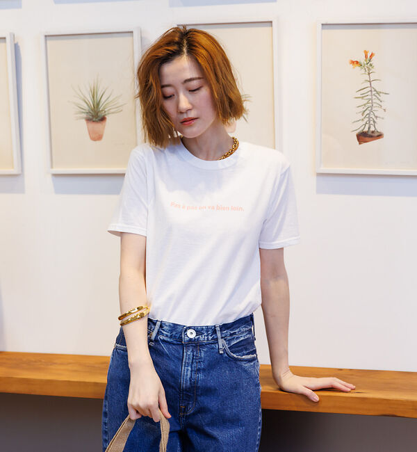 Rouge vif「ロゴコンパクトTシャツ」|Tシャツ・カットソー|