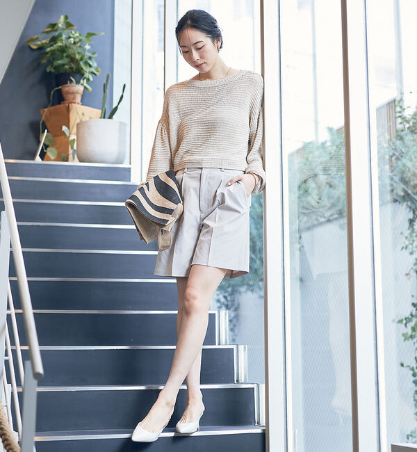 Rouge vif「ツイルワンタックショートパンツ」|その他|