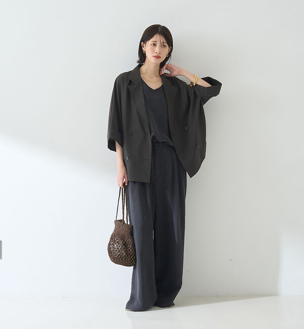 Rouge vif「撥水ドルマンハーフスリーブジャケット」|その他|