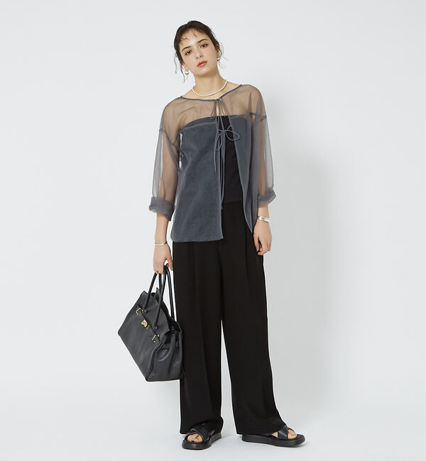 Rouge vif「2WAYチュールシアーブラウス」|シャツ・ブラウス|