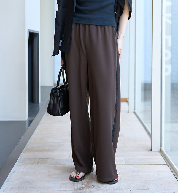 Rouge vif「カットジャージサイドラインパンツ」|その他|