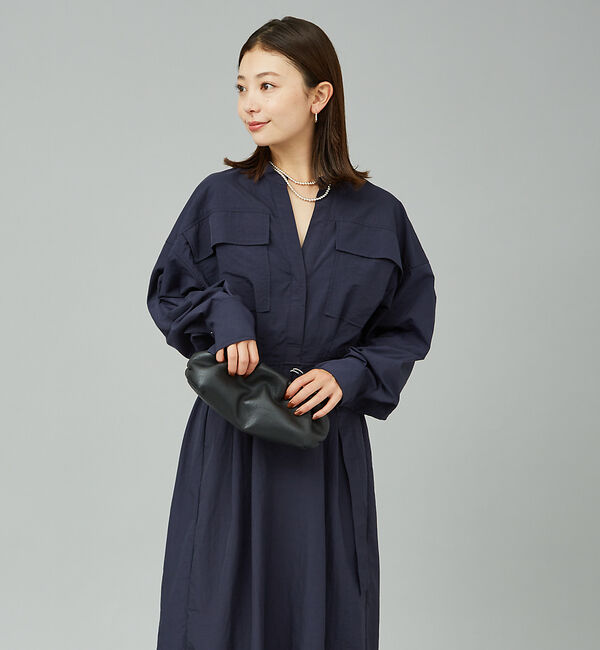 Rouge vif「ウエストマークシャツワンピース」|ワンピース|