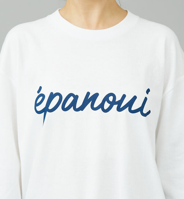 Rouge vif「筆記体ロゴプリントロンT」|Tシャツ・カットソー|