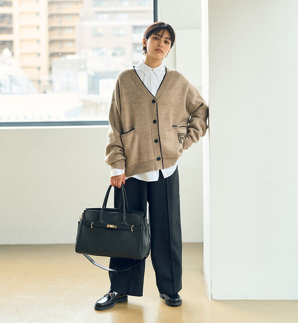 Rouge vif「ウールライクイージーストレートパンツ」|その他|