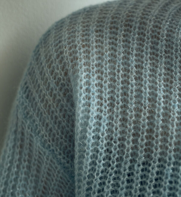 Rouge vif「ラメモヘアシアーパフプルオーバー」|ニット・セーター|