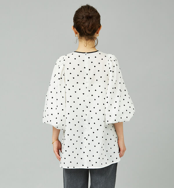 Rouge vif「ハートフロッキーブラウス」|シャツ・ブラウス|