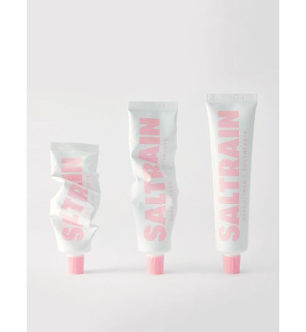 Rouge vif「【一部店舗限定】【SALTRAIN/ソルトレイン】 歯磨き粉」|美容液・オイル・クリーム|ピンク
