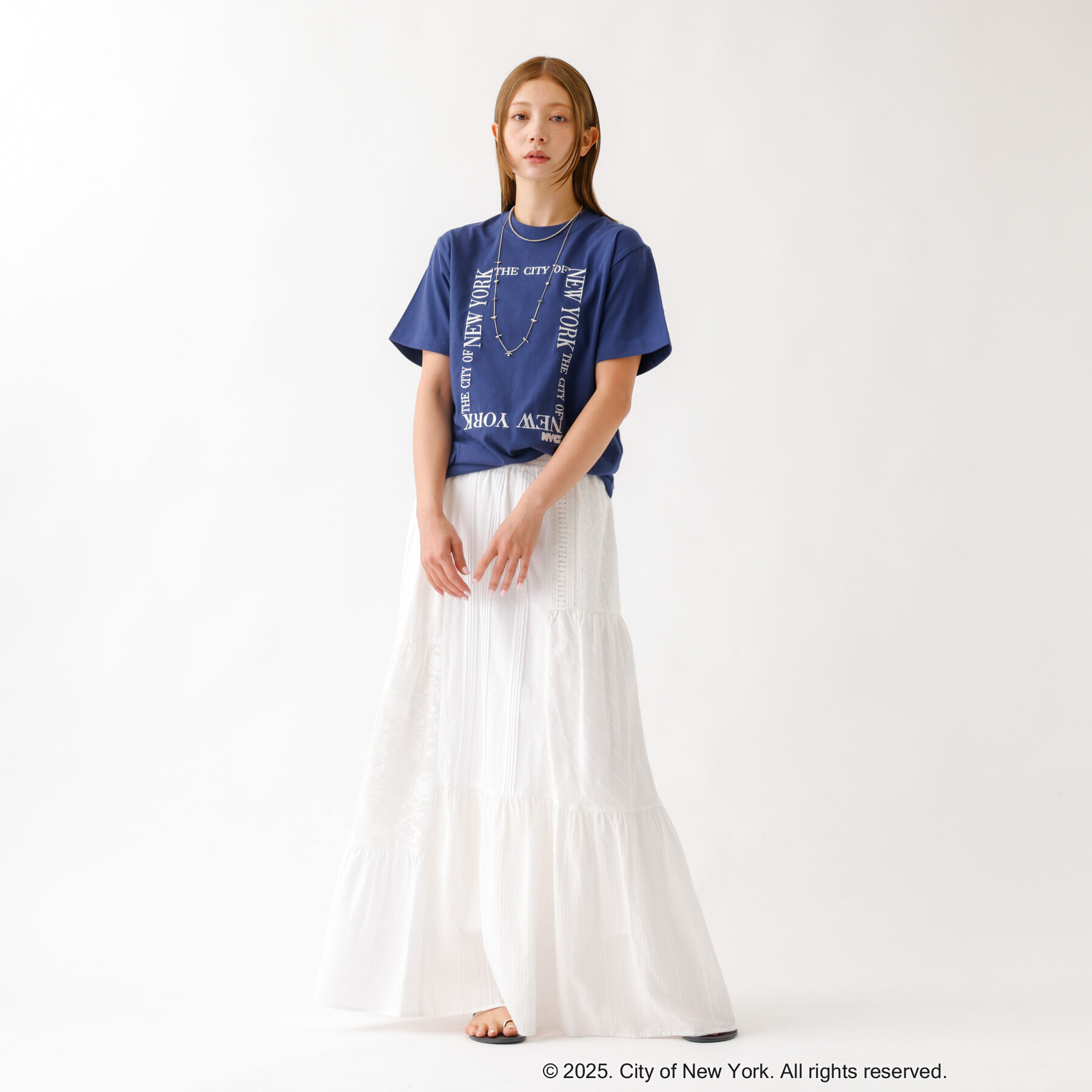 Rouge vif「【GOOD ROCK SPEED/グッドロックスピード】NYC スクエアロゴ /」|Tシャツ・カットソー|