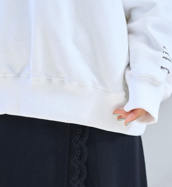 Rouge vif「オーバーサイズロゴスウェット」|スウェット・ジャージ|