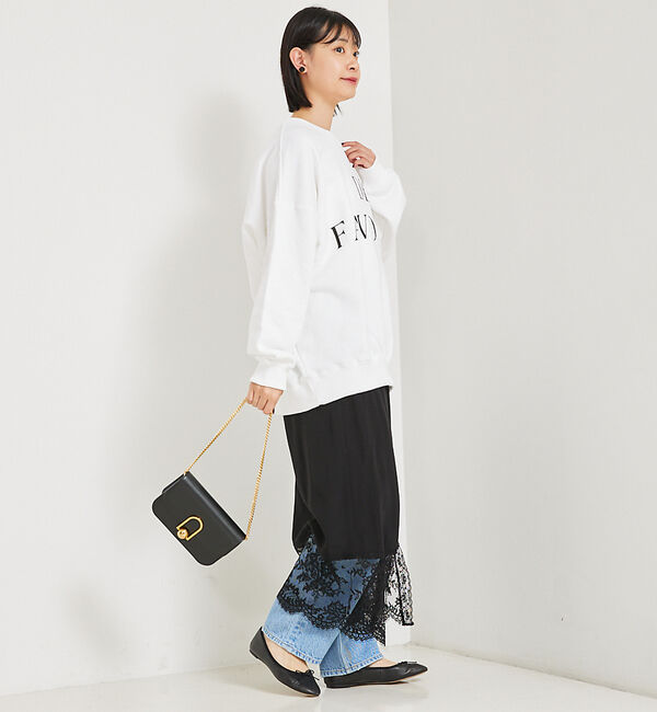 Rouge vif「裾レース巻きスカート」|スカート|