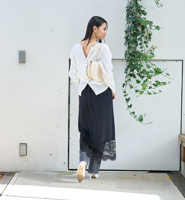 Rouge vif「裾レース巻きスカート」|スカート|