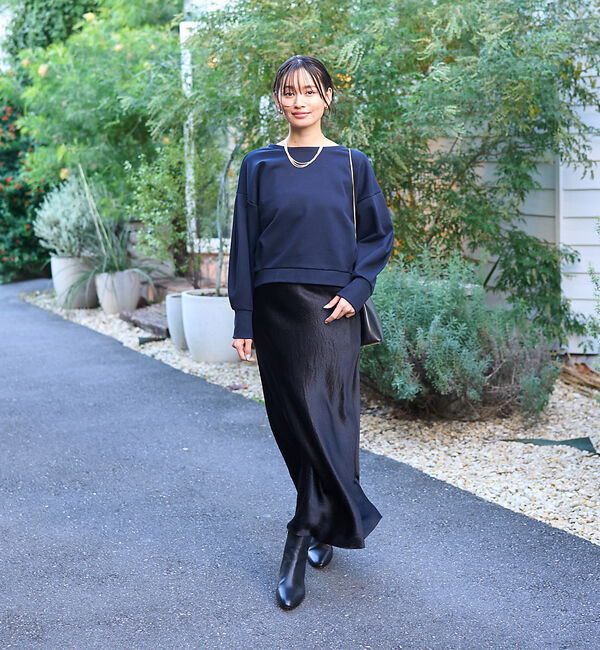 Rouge vif「ダンボール前後2WAYプルオーバー」|スウェット・ジャージ|