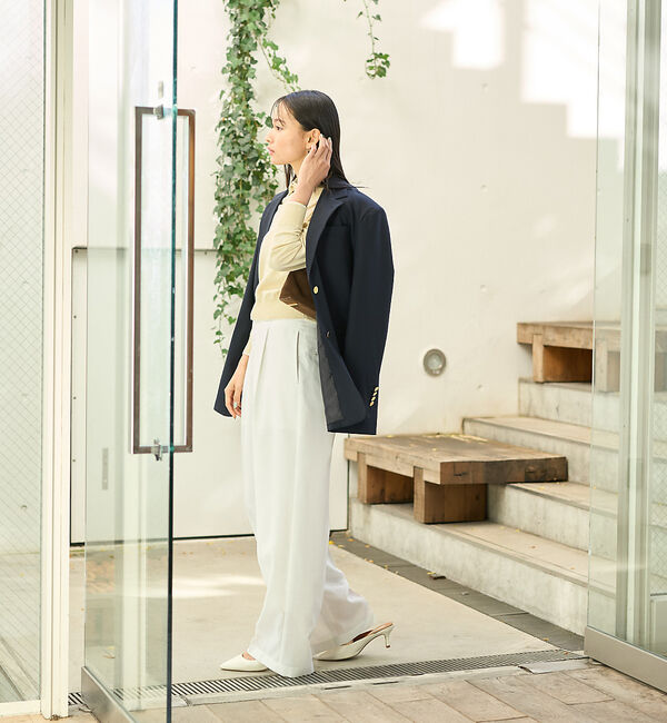 Rouge vif「【セットアップ対応】ビッグシルエットシングルジャケット」|テーラードジャケット|