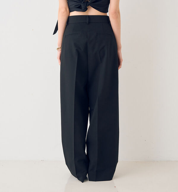 Rouge vif「ストレッチツータックワイドパンツ」|その他|