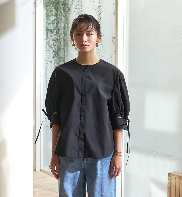 Rouge vif「スラッシュカフス・パフ袖ブラウス」|シャツ・ブラウス|