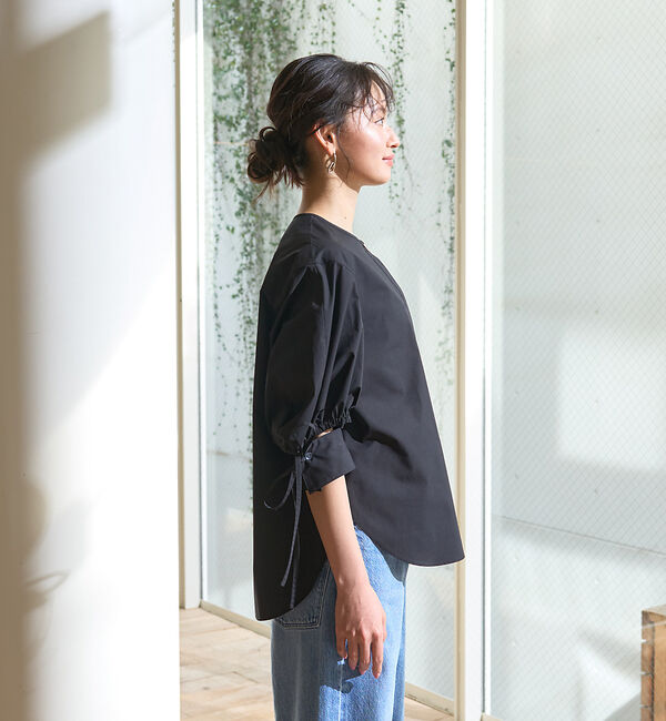 Rouge vif「スラッシュカフス・パフ袖ブラウス」|シャツ・ブラウス|