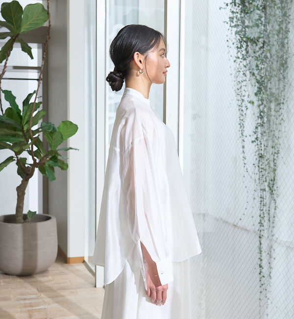 Rouge vif「ポケット付きシアーシャツ」|シャツ・ブラウス|