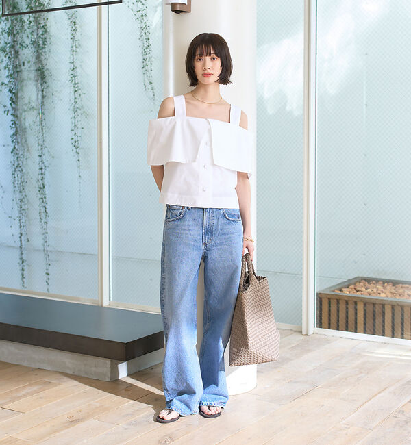 Rouge vif「ケープオフショルブラウス」|シャツ・ブラウス|