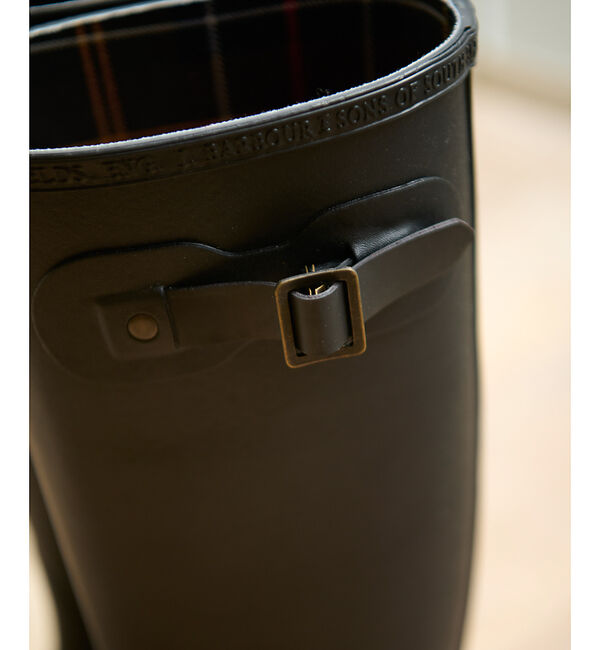 Rouge vif「【Barbour/バブアー】レインロングブーツ/シーズンレス/梅雨/ロングブーツ」|レインシューズ|