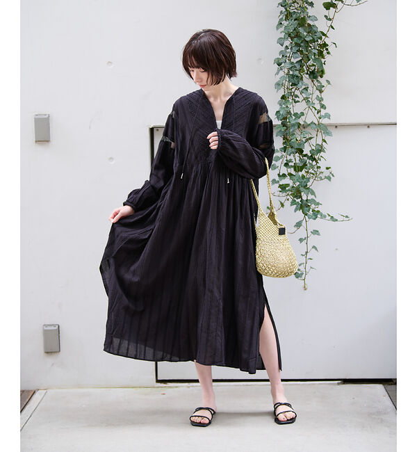 Rouge vif「【Swaraj/スワラージ】手編みのメタリックマクラメバッグ / ハンドバッグ」|トートバッグ|