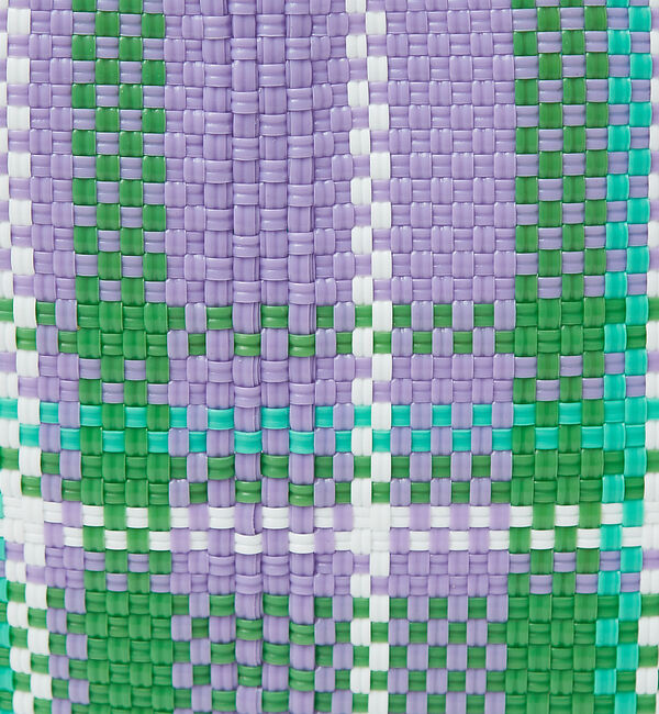 Rouge vif「【MOON BIRD/ムーンバード】手編みのメルカドバッグM/手編み/正方形【W」|トートバッグ|