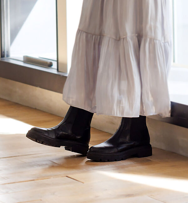 Rouge vif「追加2【ENESS／エネス】サイドゴアブーツ / ショートブーツ / 牛革」|ショートブーツ|