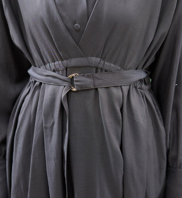 Rouge vif「ヴィンテージキュプラウエストマークワンピース」|ワンピース|