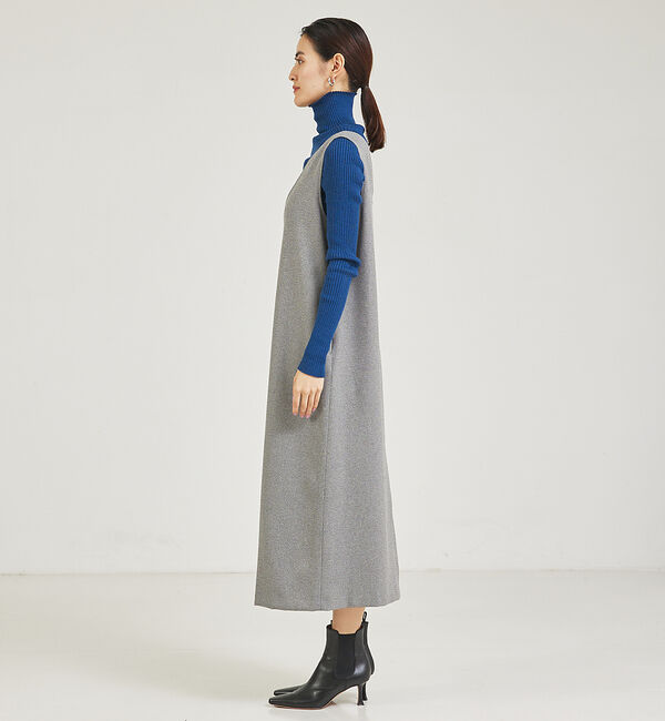 qualite「ツイーディジャンパーワンピース」|ワンピース|